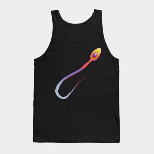 Colourful Human Sperm Microscopic. Tank Top